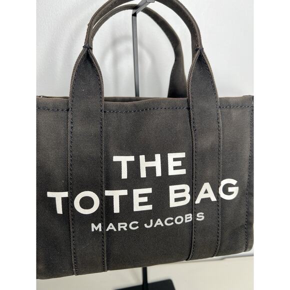 Marc Jacobs the Canvas Small Tote Bag Small Black No Strap - Picture 2 of 13